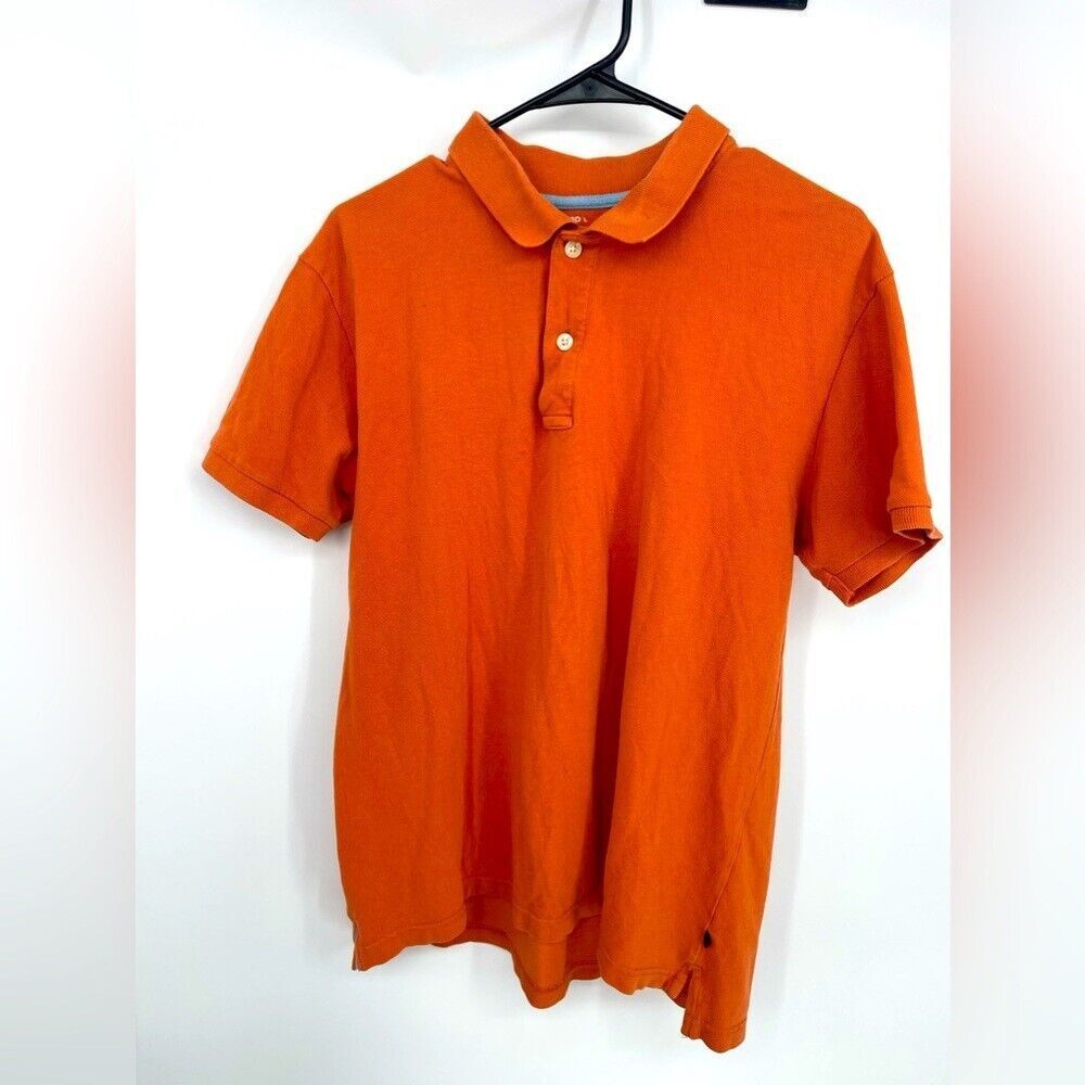 Gap orange polo short sleeve shirt size large
